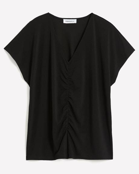 Haut en tricot à épaules basses avec col en V - Addition Elle