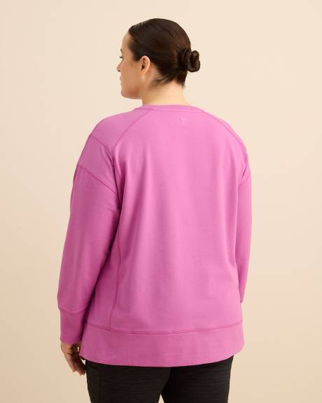 Pull &agrave; col rond en tricot fran&ccedil;ais - Active Zone