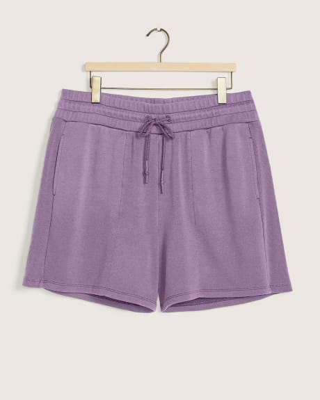 Enzyme-Washed French Terry Bermuda Short - Active Zone