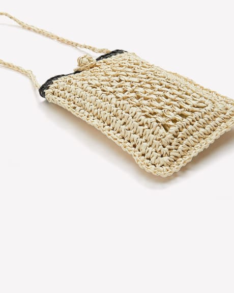 Paper Straw Cell Phone Bag