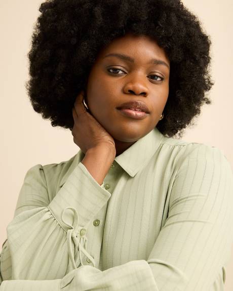 Blouse boutonn&eacute;e l&eacute;g&egrave;re - Addition Elle