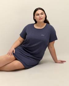 Sleepshirt with Heart Embroidery - ti Voglio