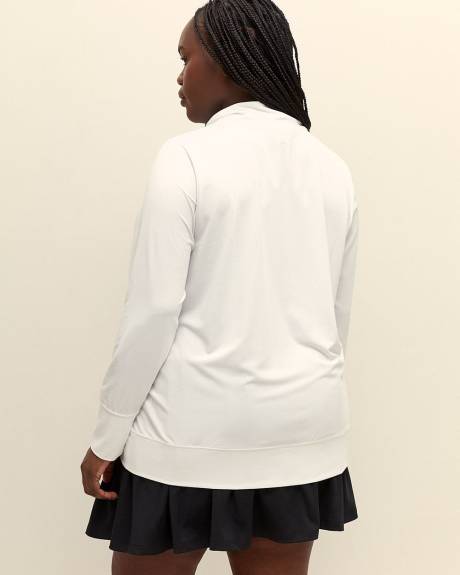 Veste texturé à col montant et fermture éclair - Active Zone