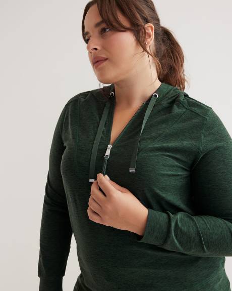 Half-Zip Hooded Sweatshirt - Active Zone