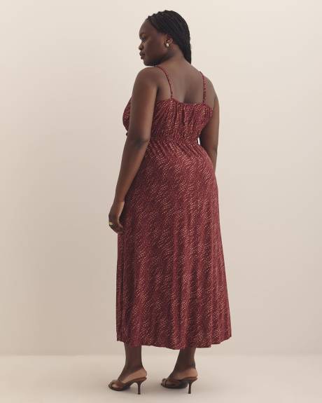 Responsible, Sweetheart Maxidress with Decorative Bows