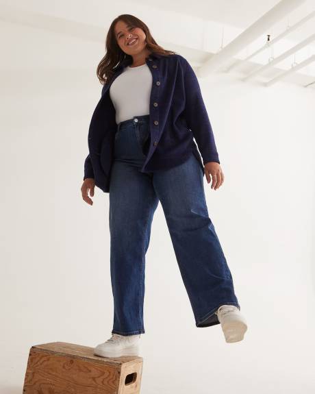 Plaid Buttoned-Down Shacket