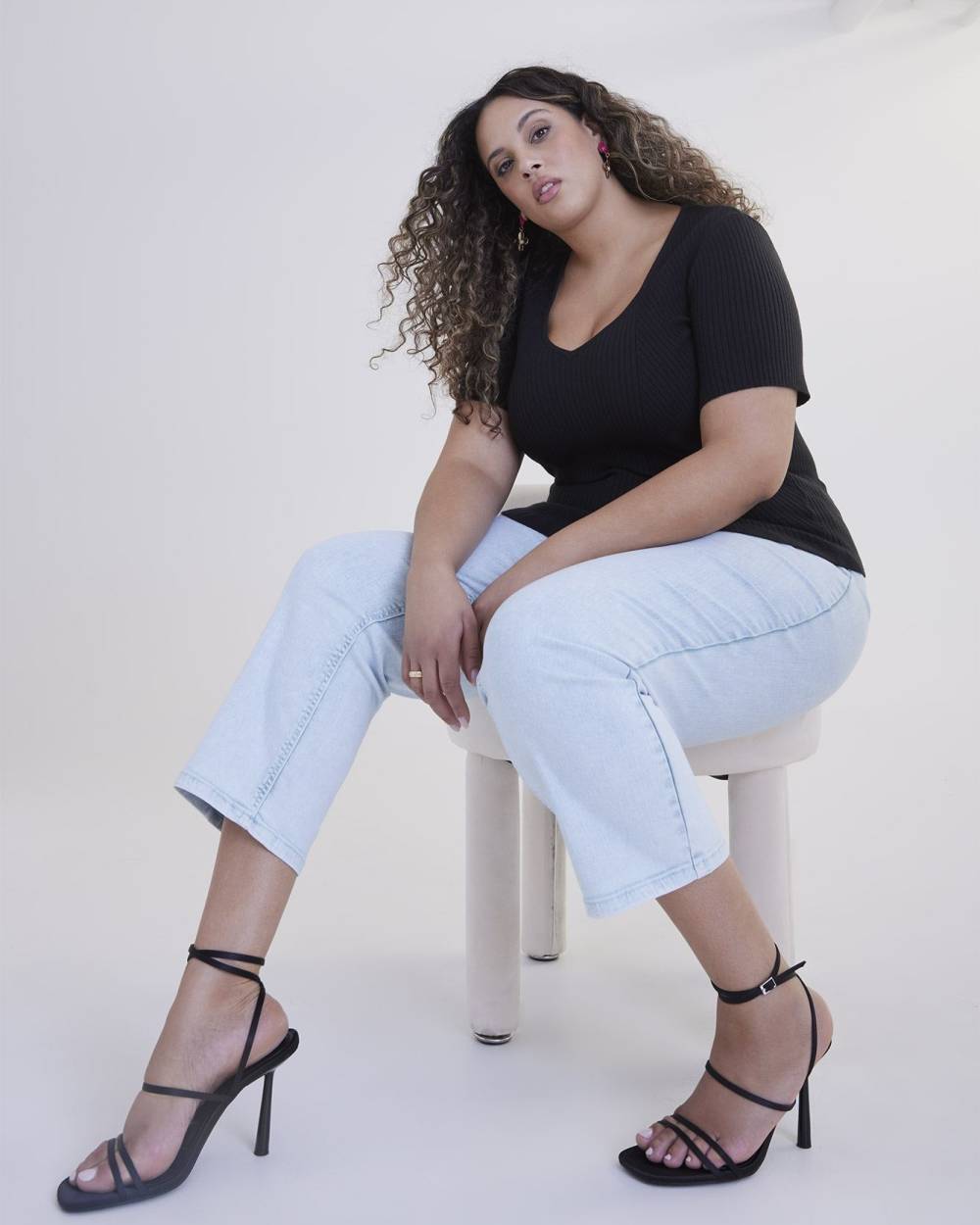 Plus size sales short sleeve sweater