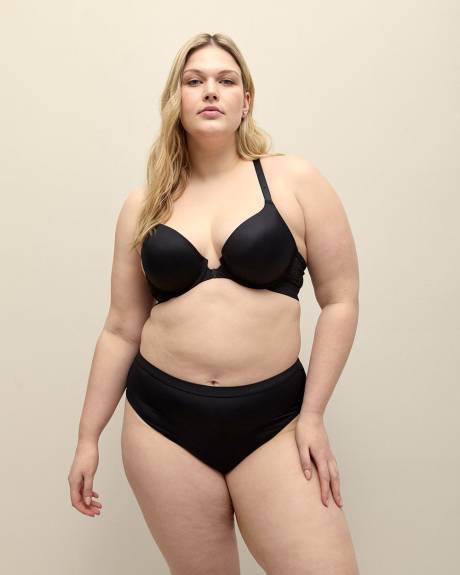 Plunge Front-Closure Underwire Bra with Racer Back - Déesse Collection