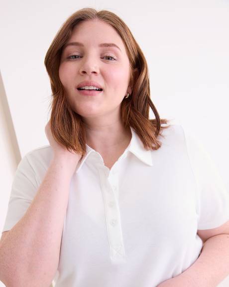 Short Sleeve Polo Top - Active Zone