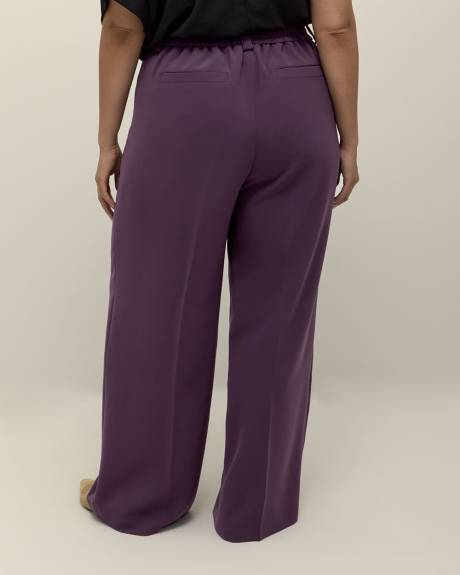 Pantalon de ville à jambe évasée, petite