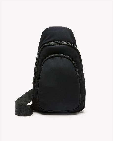 Black Nylon Slingback Bag - Active Zone