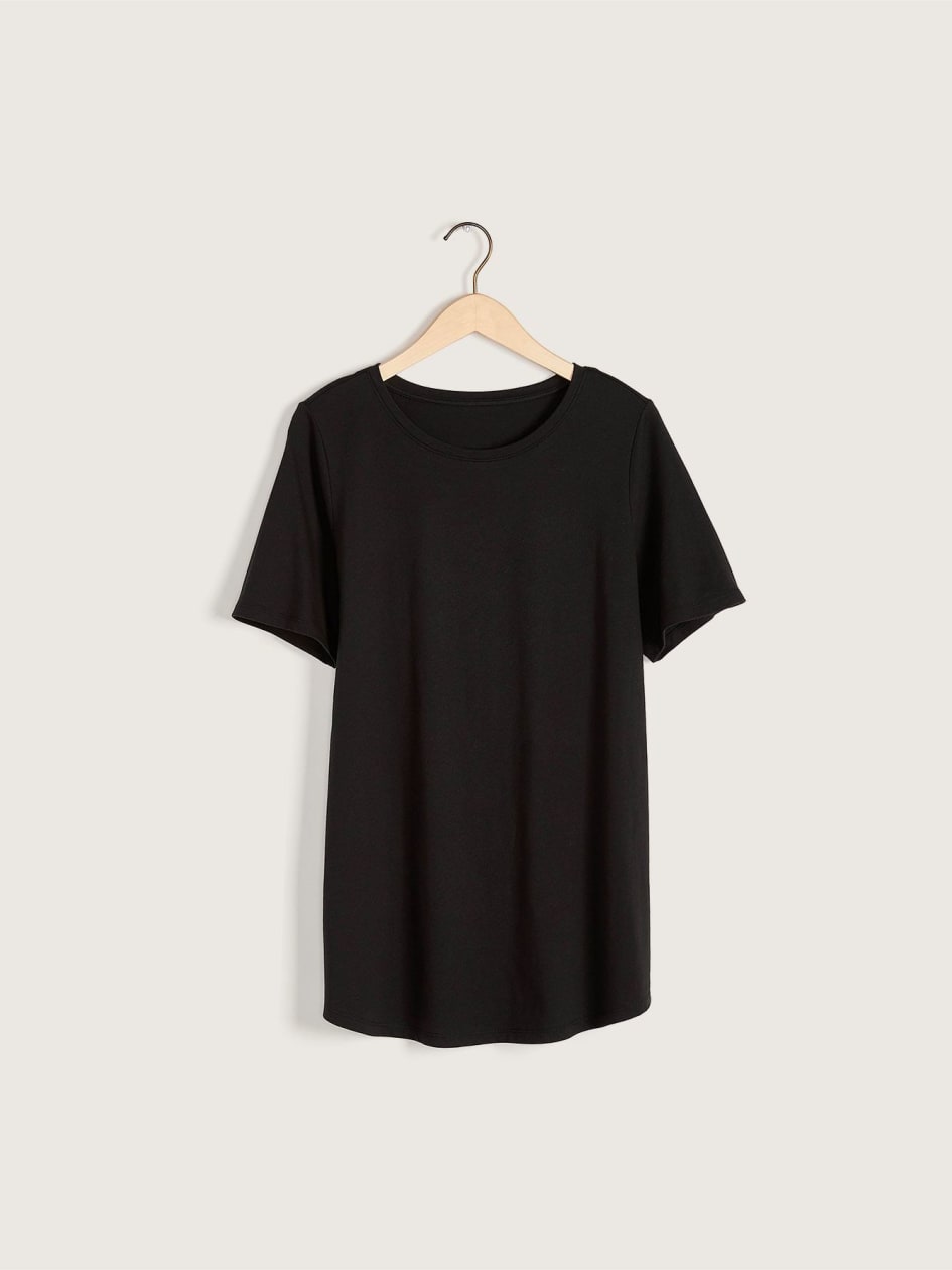 T-shirt moderne en coton et modal - Addition Elle