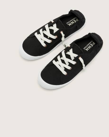 Wide Width, Sneakers with Flexible Back