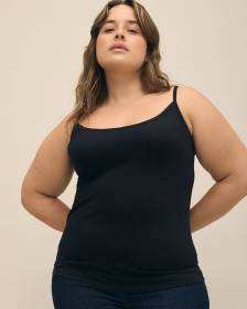 Solid Fitted Cami With Adjustable Straps - PENN. Essentials