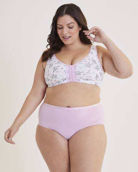 Soutien-gorge à fermeture avant en coton, sans armatures - ti VOGLIO