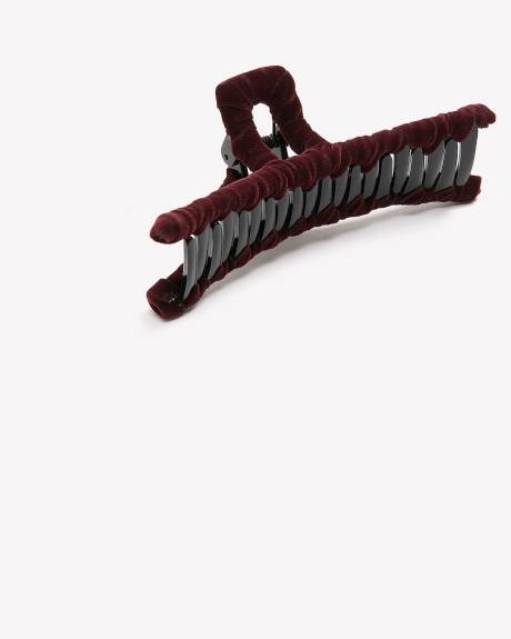 Long Velvet Hair Clip