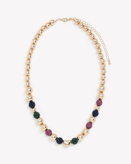 Short Chunky Beaded Necklace
