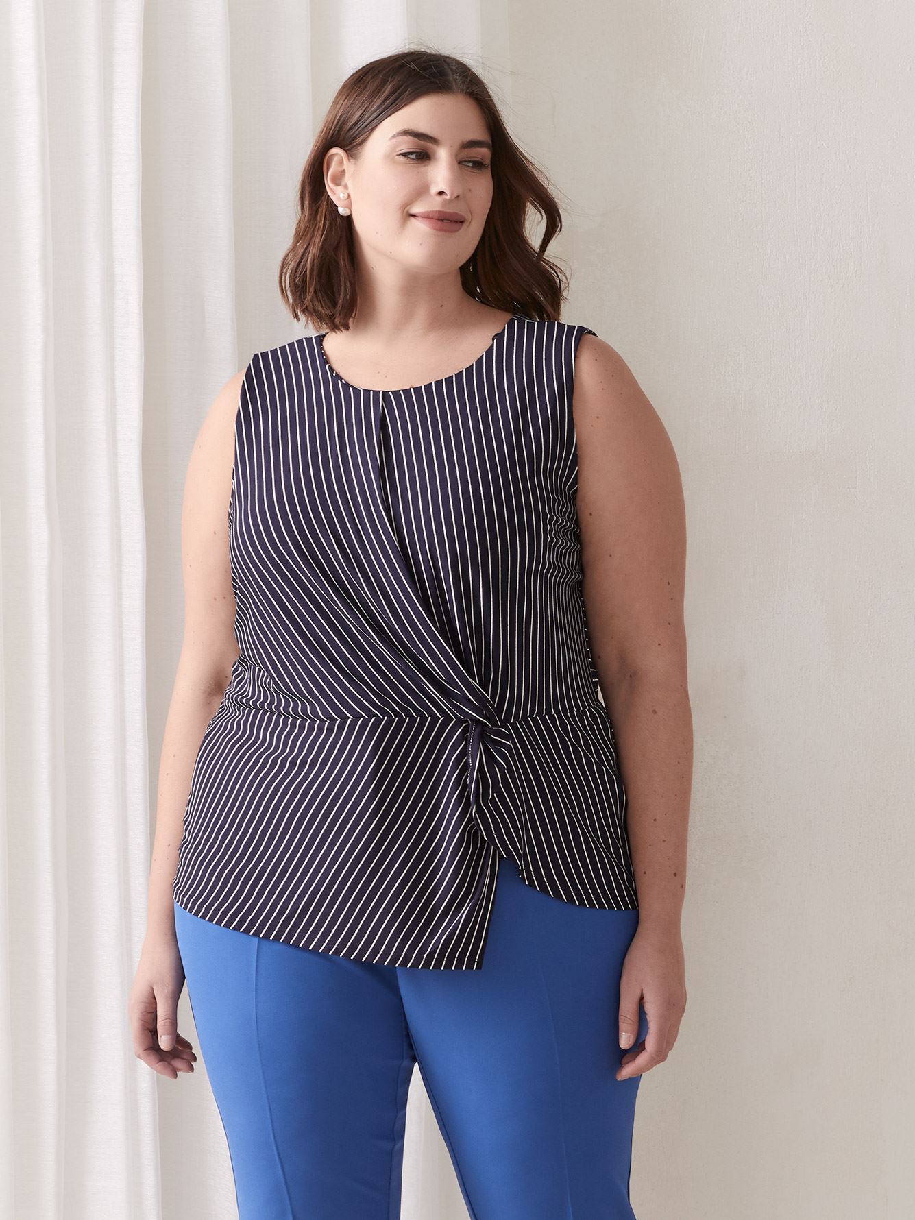 vince camuto side tie top