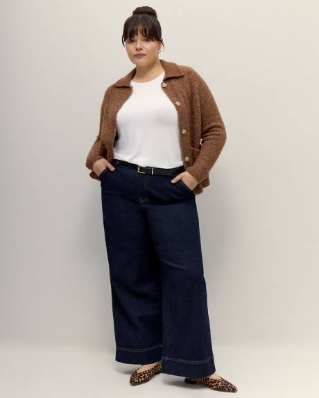 Responsible, Petite, High-Waisted Ultra Wide-Leg Sailor Jeans - Addition Elle