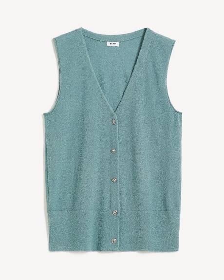 Sleeveless Sweater Vest - Addition Elle