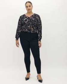 Responsible, Curvy-Fit Jeggings, Black - Addition Elle