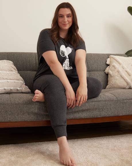 Snoopy Knit Pyjama T-Shirt - ti Voglio