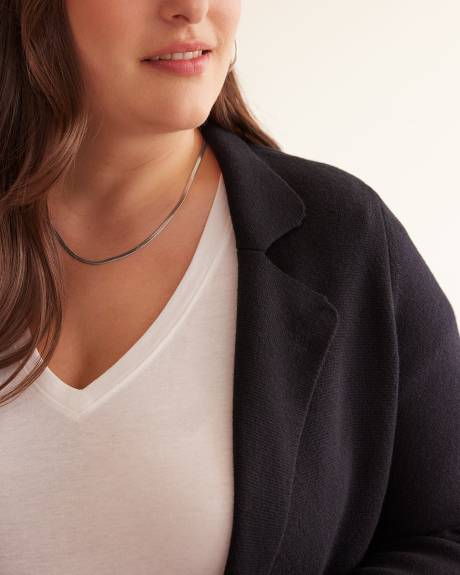 Black Sweater Blazer
