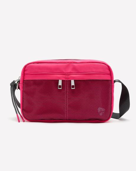 Crossbody Handbag with Mesh Pocket - Active Zone