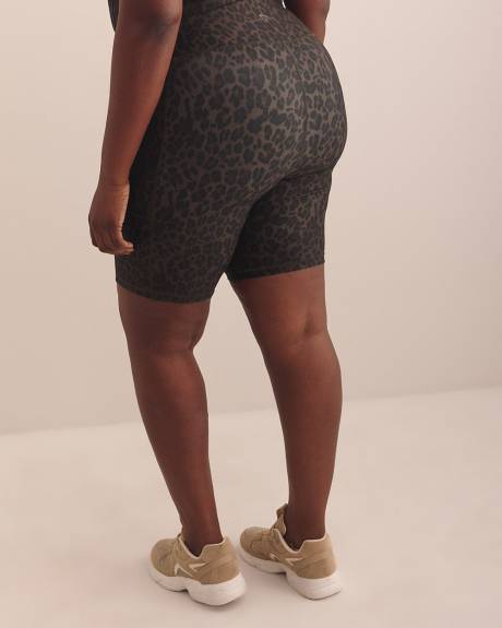 Responsible, Printed Bike Shorts with Pockets - Active Zone