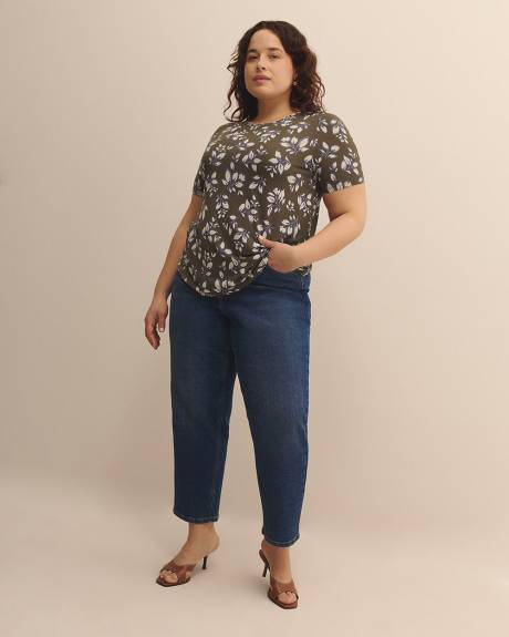 Printed Modern-Fit Tee - Addition Elle - PENN. Essentials