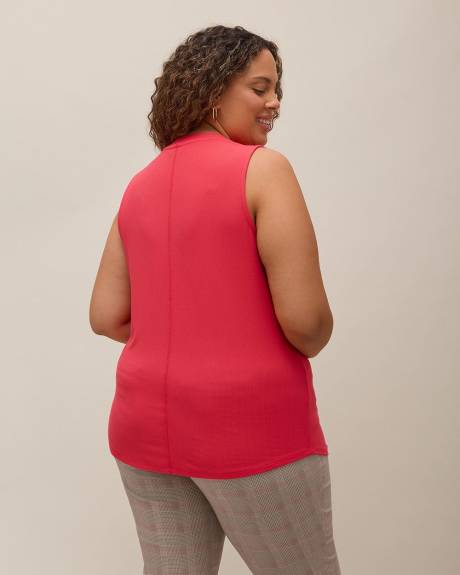 Camisole côtelée à encolure Henley - Essentiels PENN.