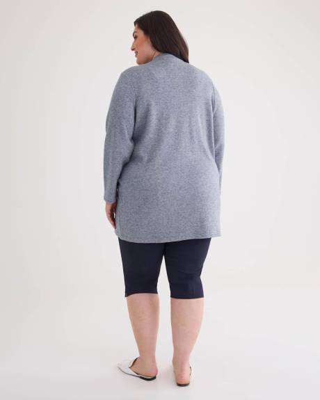 Long-Sleeve Open Cardigan