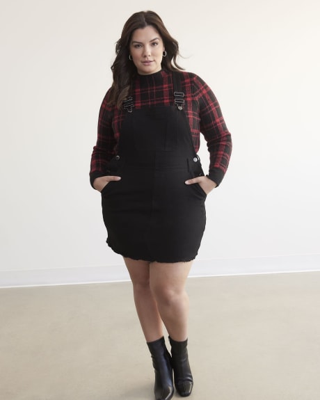 city chic overall dress
