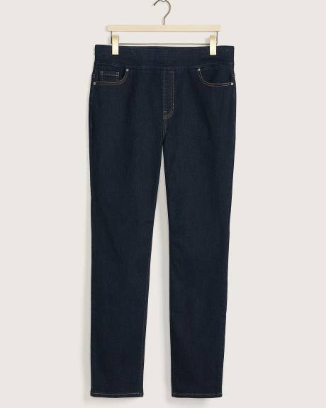 Petite, jeans à jambe droite coupe ingénieuse - d/c JEANS