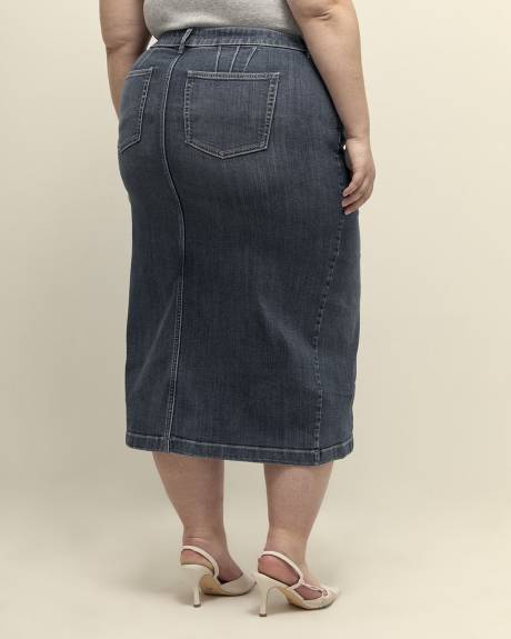 Responsible, Curvy Denim Maxi Skirt - d/C Jeans