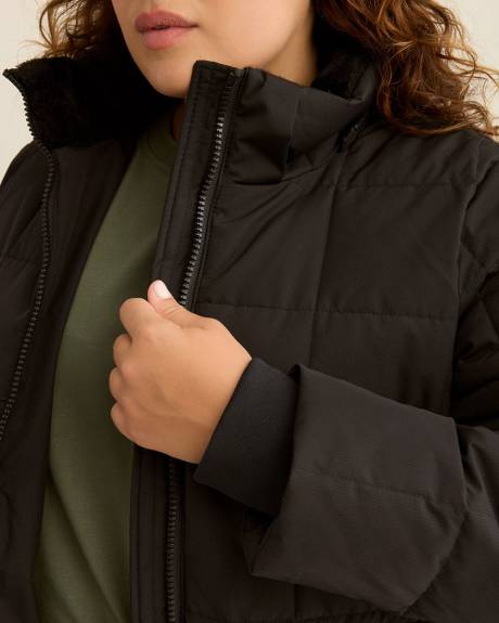 Ripstop Parka Jacket with Removable Hood