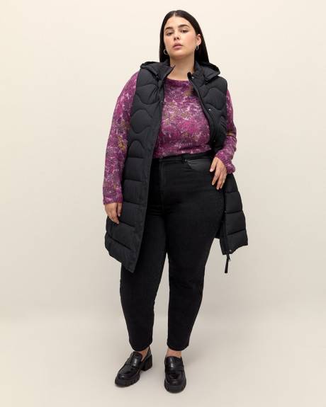 Responsible, Knee-Length Hooded Vest