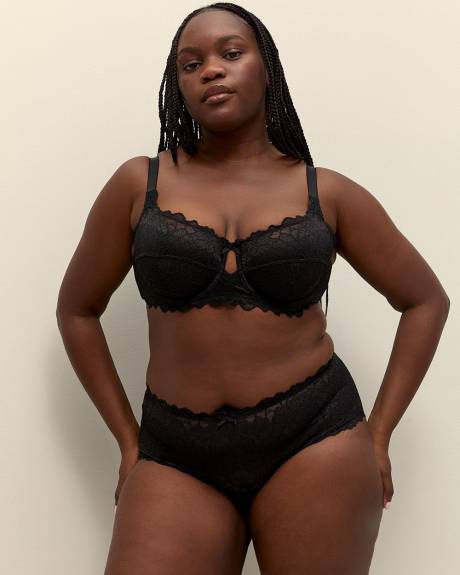 Unlined Lace Bra - Déesse Collection