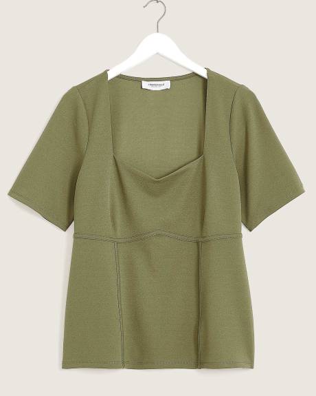 Haut bustier avec encolure en coeur - Addition Elle