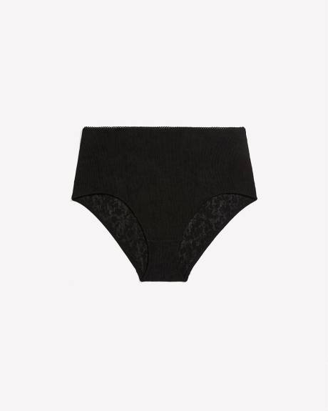 Culotte classique à imprimé floral avec élastique picot à la taille - ti Voglio