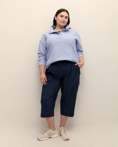 Responsible, 4-Way Stretch Cargo Capri Pant - Active Zone