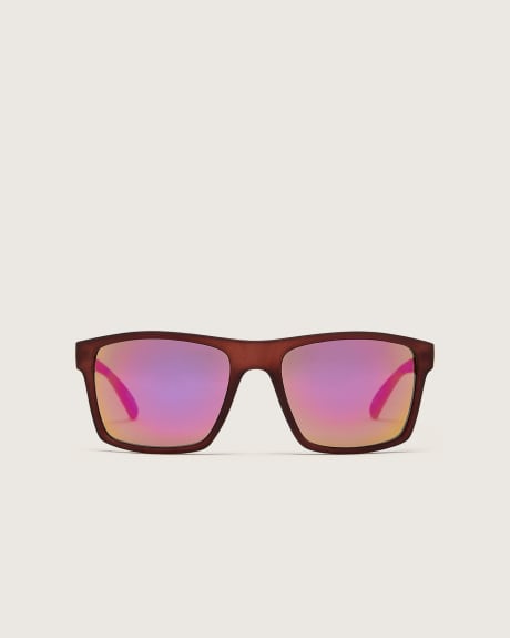 Coloured-Lense Wayfarer Sunglasses