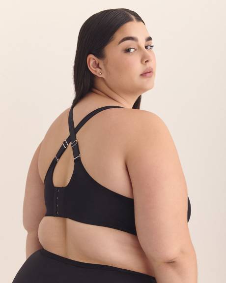 Unlined Bra with Underwire and Mesh - Déesse Collection