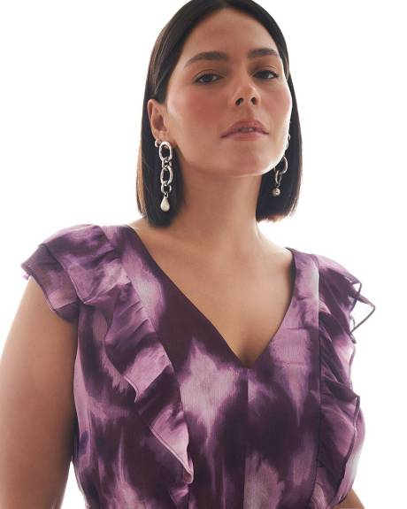 Fit and Flare Maxi Dress - Addition Elle