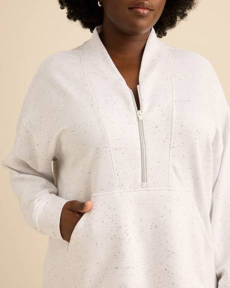 Responsible, High Collar Dress in Nep Yarn - Active Zone