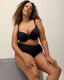 Soutien-gorge contour en tricot texturé, avec armatures - Déesse Collection