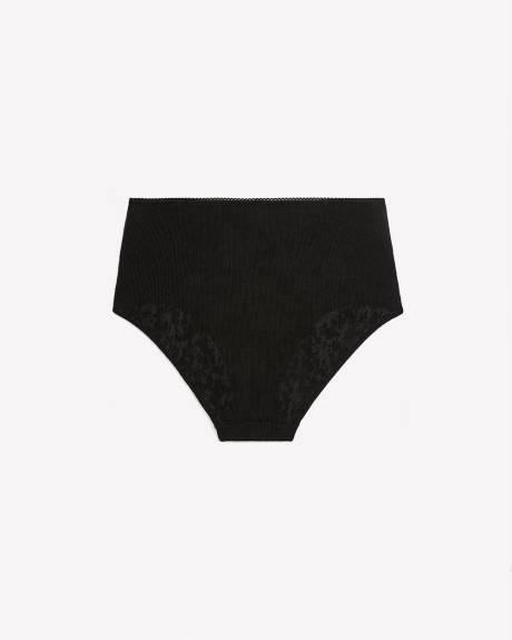 Culotte classique à imprimé floral avec élastique picot à la taille - ti Voglio