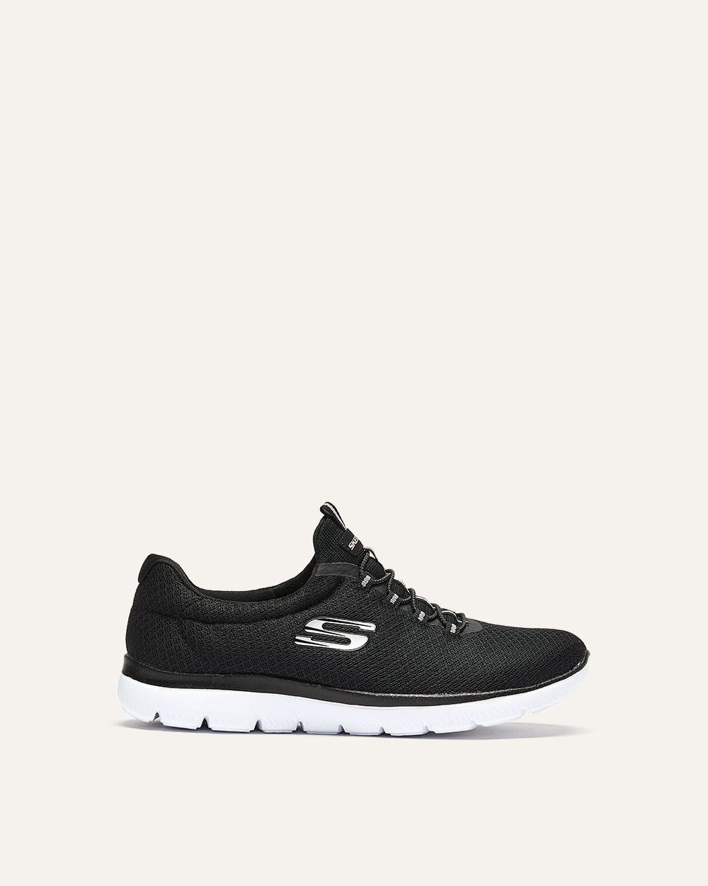 black skechers wide width