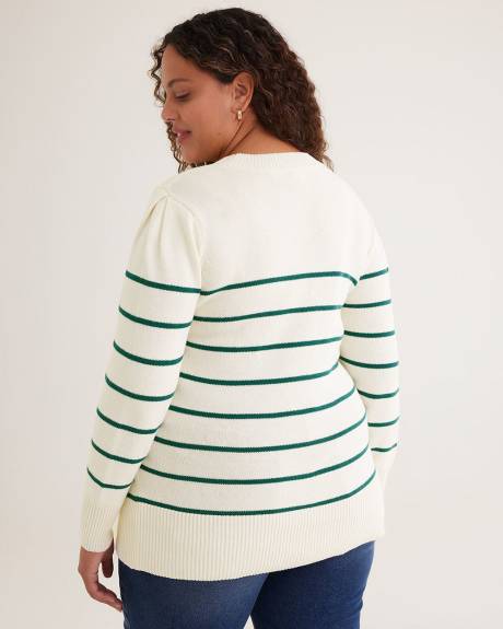 Striped Cotton Sweater