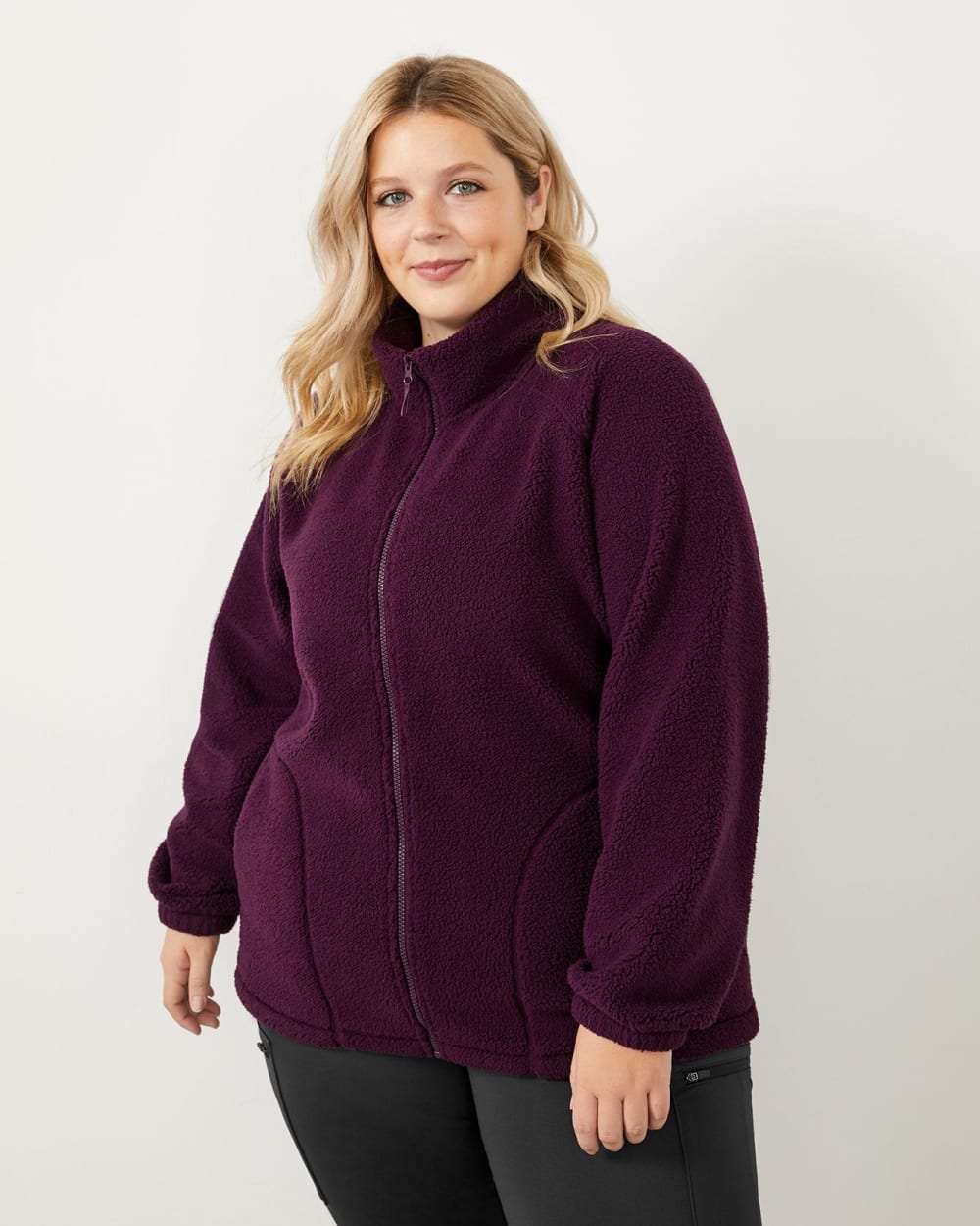 Sherpa sales zipper jacket